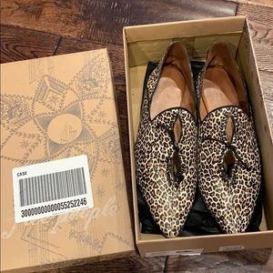 Free People St.. Lucia flat Leopard size38